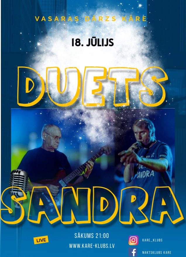 duests Sandra Valmieras naktsklubā Kāre