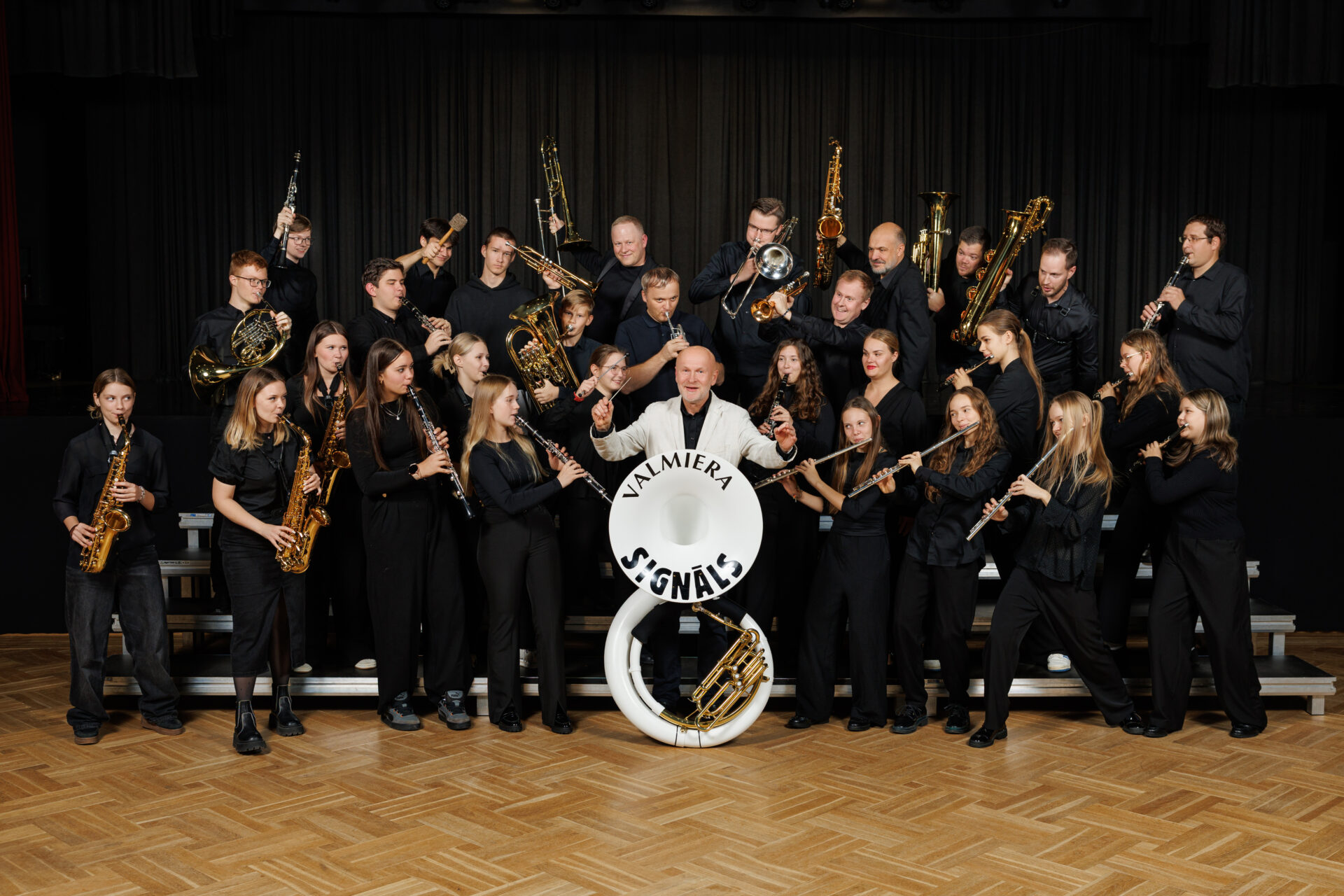 Puteju orkestris Signals koncerts Valmiera