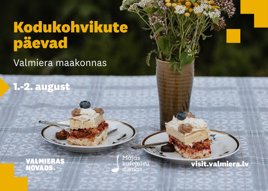 Valmiera makkonnas kodukohvikute päevad